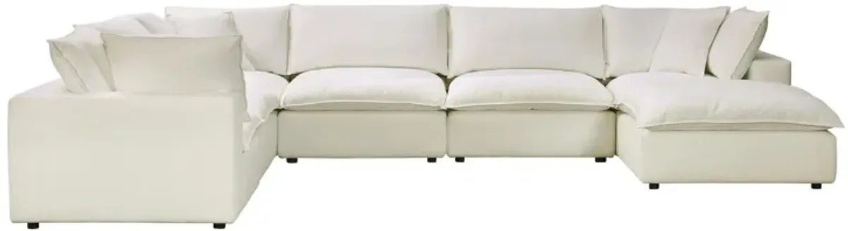 Cali Natural Modular Large Chaise Sectional