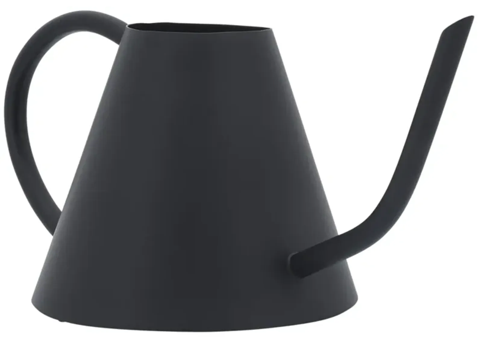 Metal 6"h Watering Can, Black