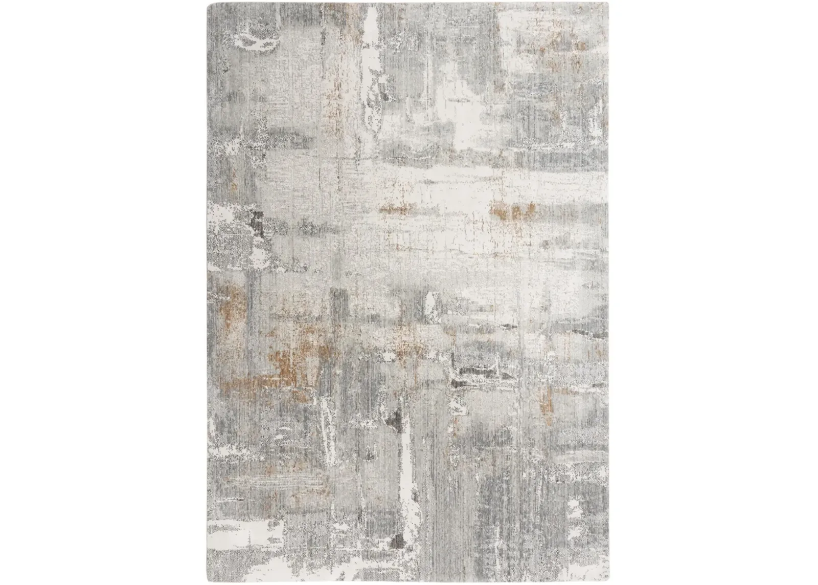 Anatolia Gray Abstract Recycled Polyester 10' x 13' Rectangle Rug