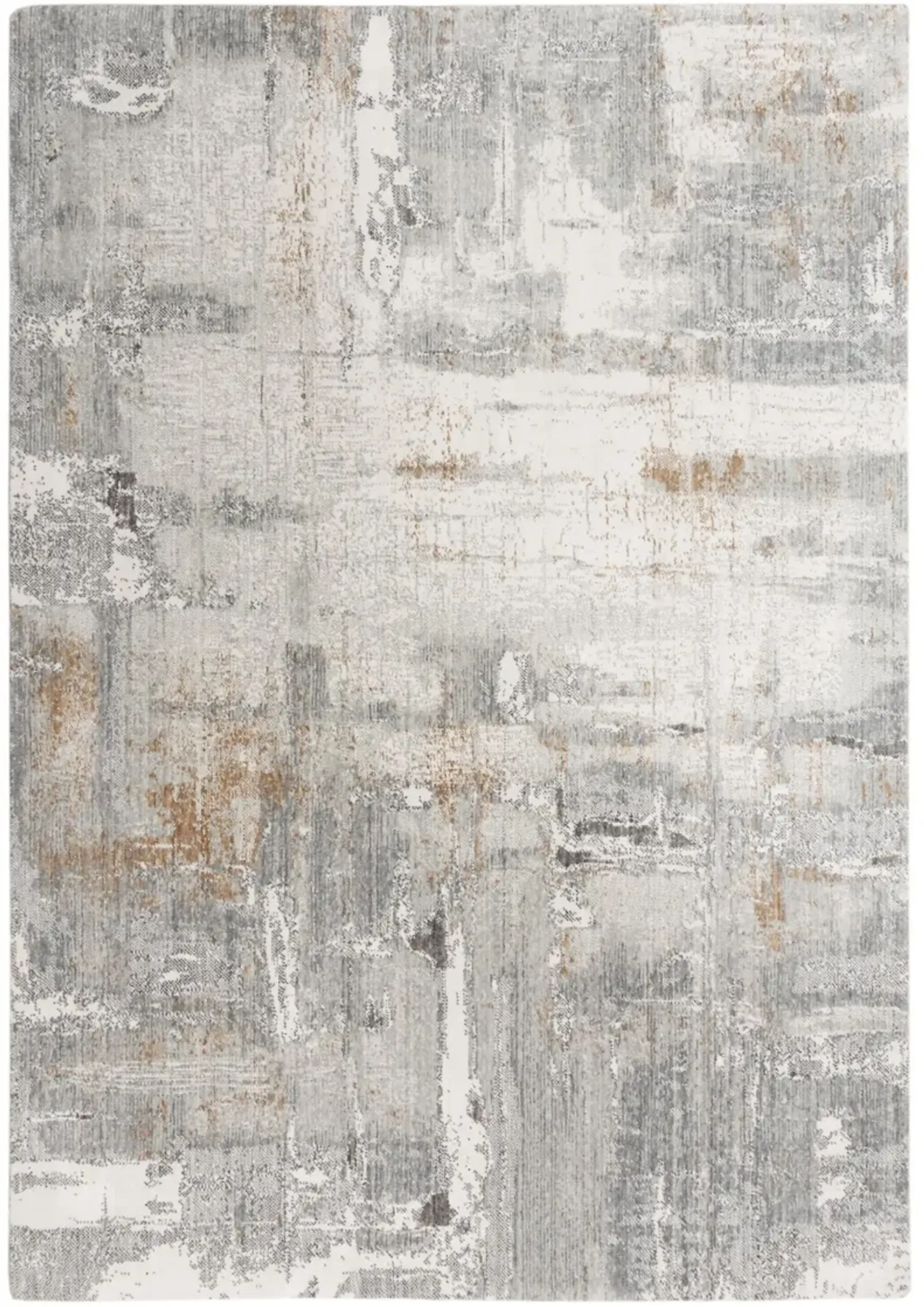 Anatolia Gray Abstract Recycled Polyester 10' x 13' Rectangle Rug