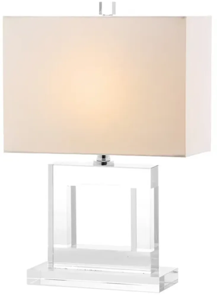 Town 20.5-Inch H Square Crystal Lamp