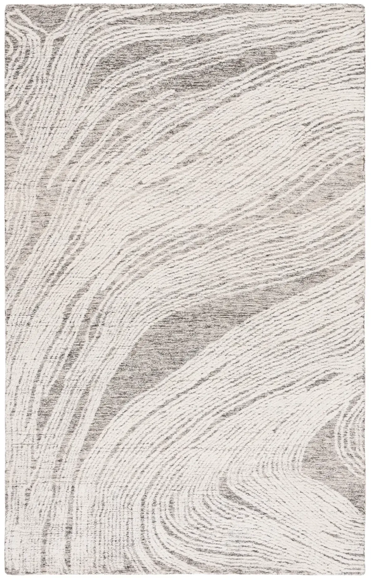 ABSTRACT Hand Tufted 10' x 14' area rug