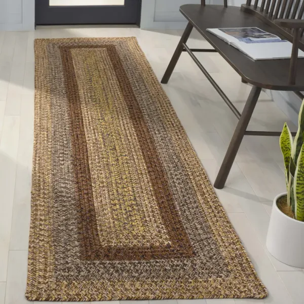 BRAIDED Hand Woven 2'-3' x 8' runner