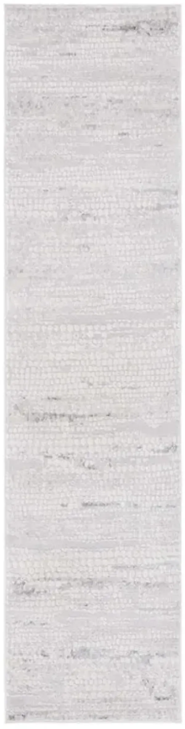 HANNA 108 Grey  2' X 8' Runner Rug