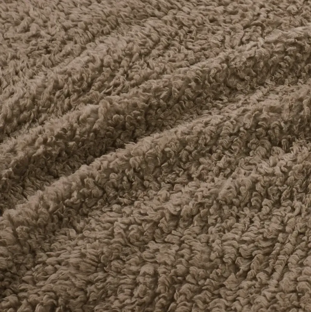 Woolrich Burlington Brown Berber Blanket