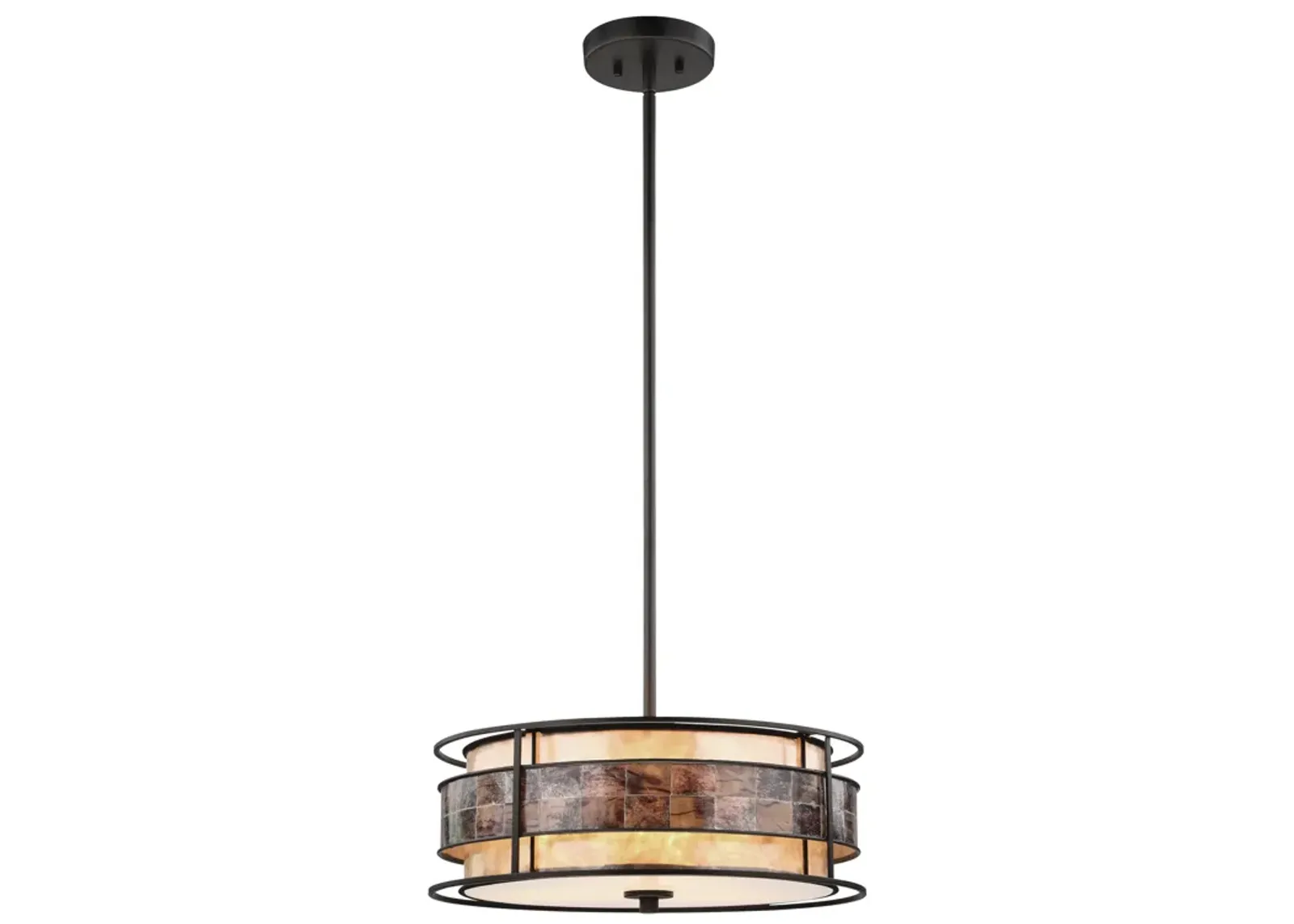 Tremont 18" Wide 3-Light Chandelier - Tiffany Bronze