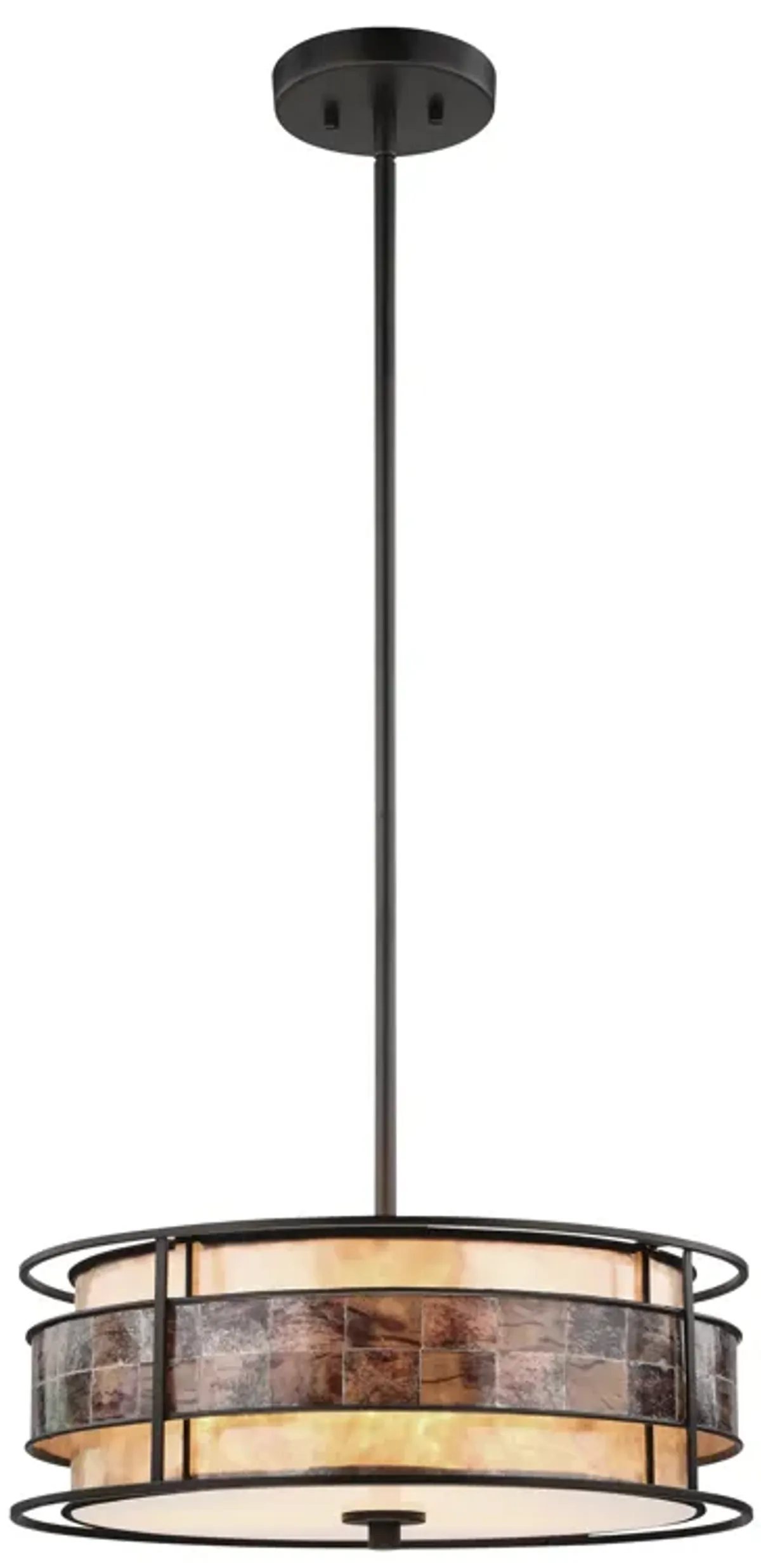 Tremont 18" Wide 3-Light Chandelier - Tiffany Bronze