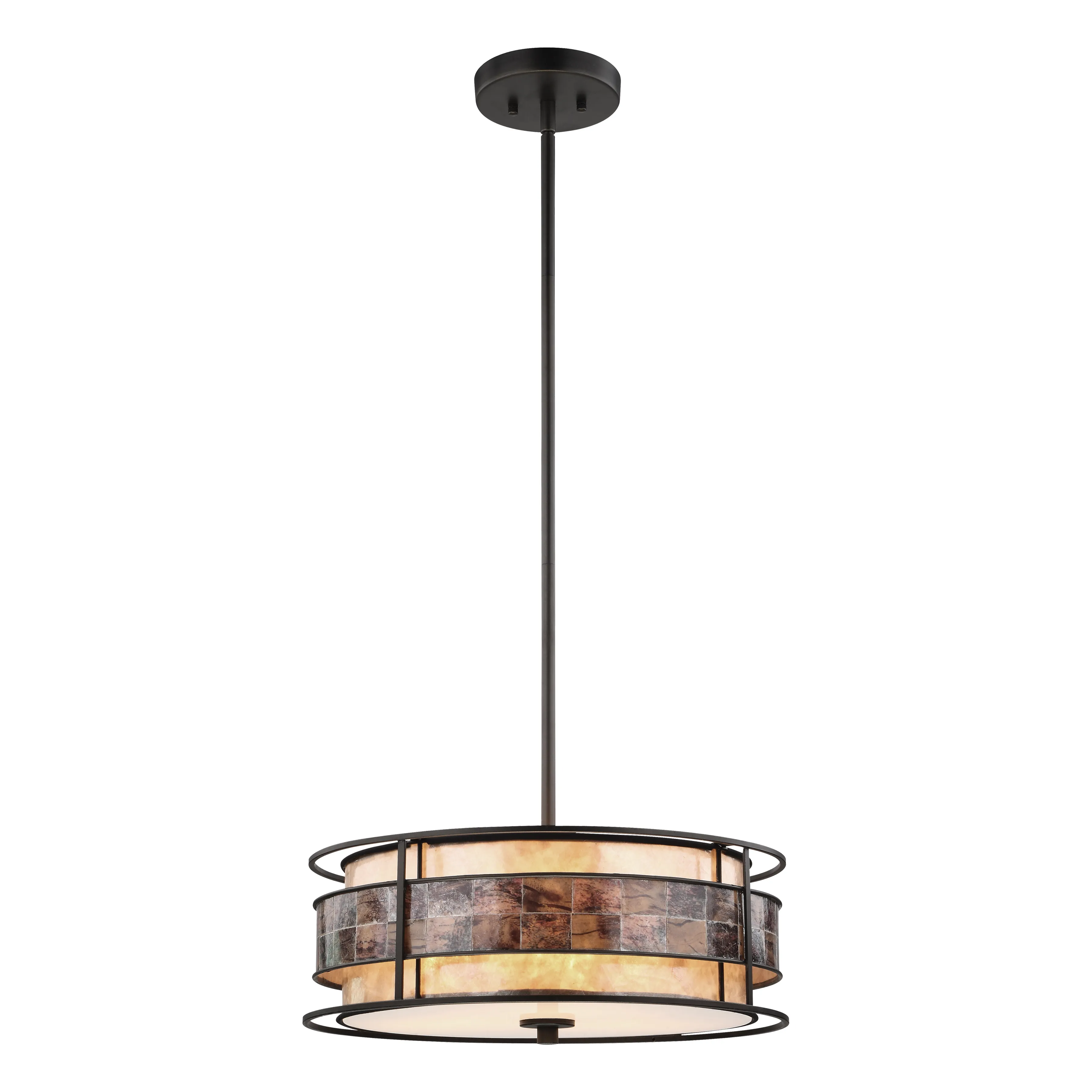 Tremont 18" Wide 3-Light Chandelier - Tiffany Bronze