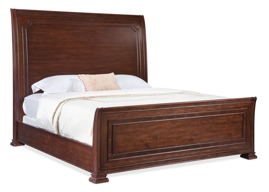 Charleston Queen Sleigh Bed