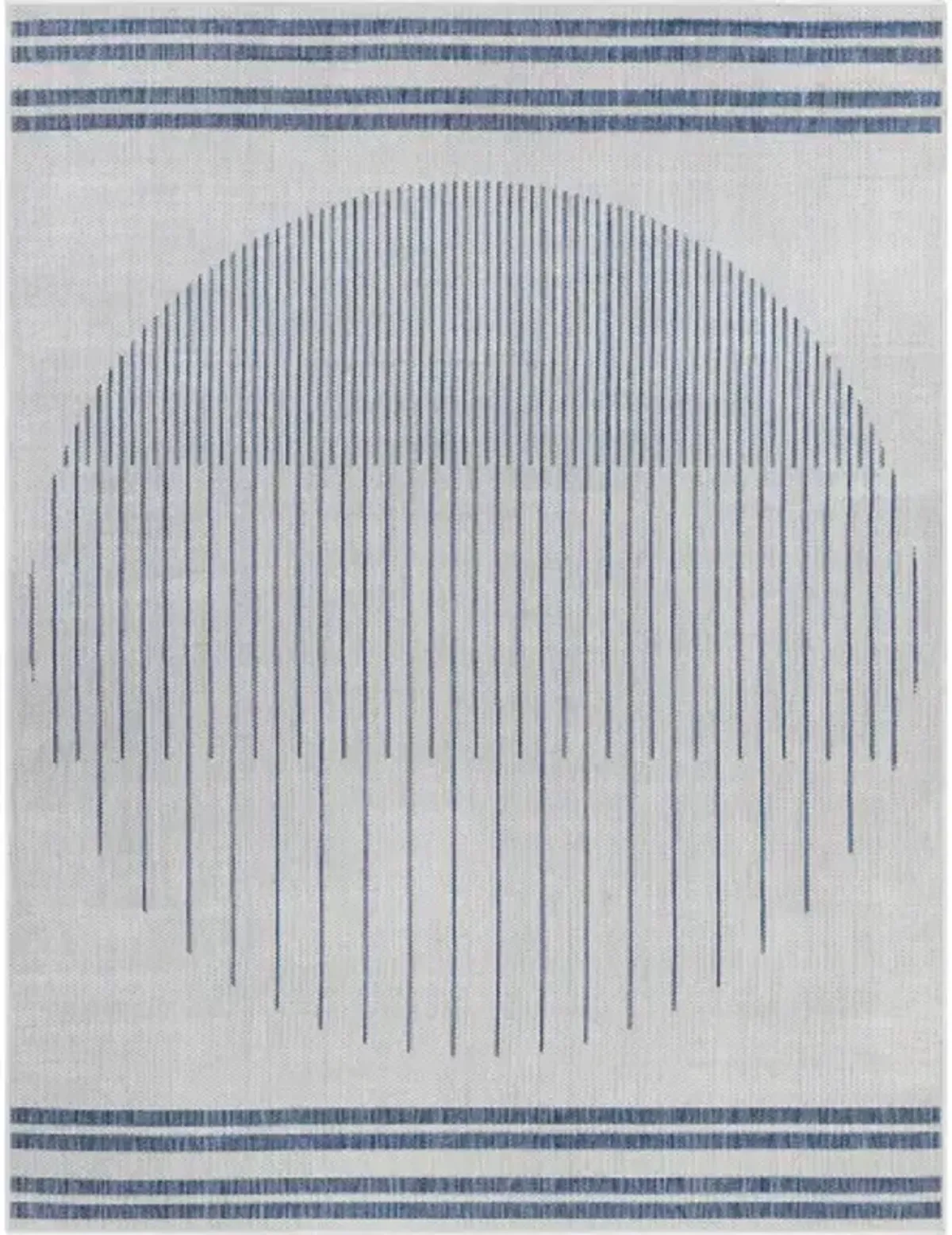 Long Beach LBH-2335 2'7" x 7'3" Machine Woven Rug