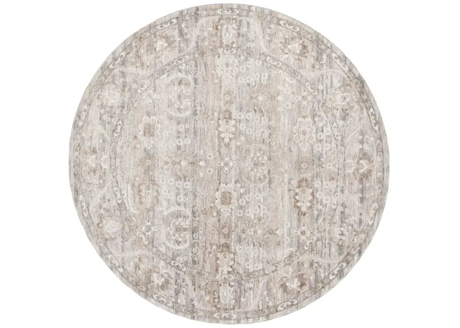 MASON 111 GREY  6'-3' x 6'-3' Round Round Rug