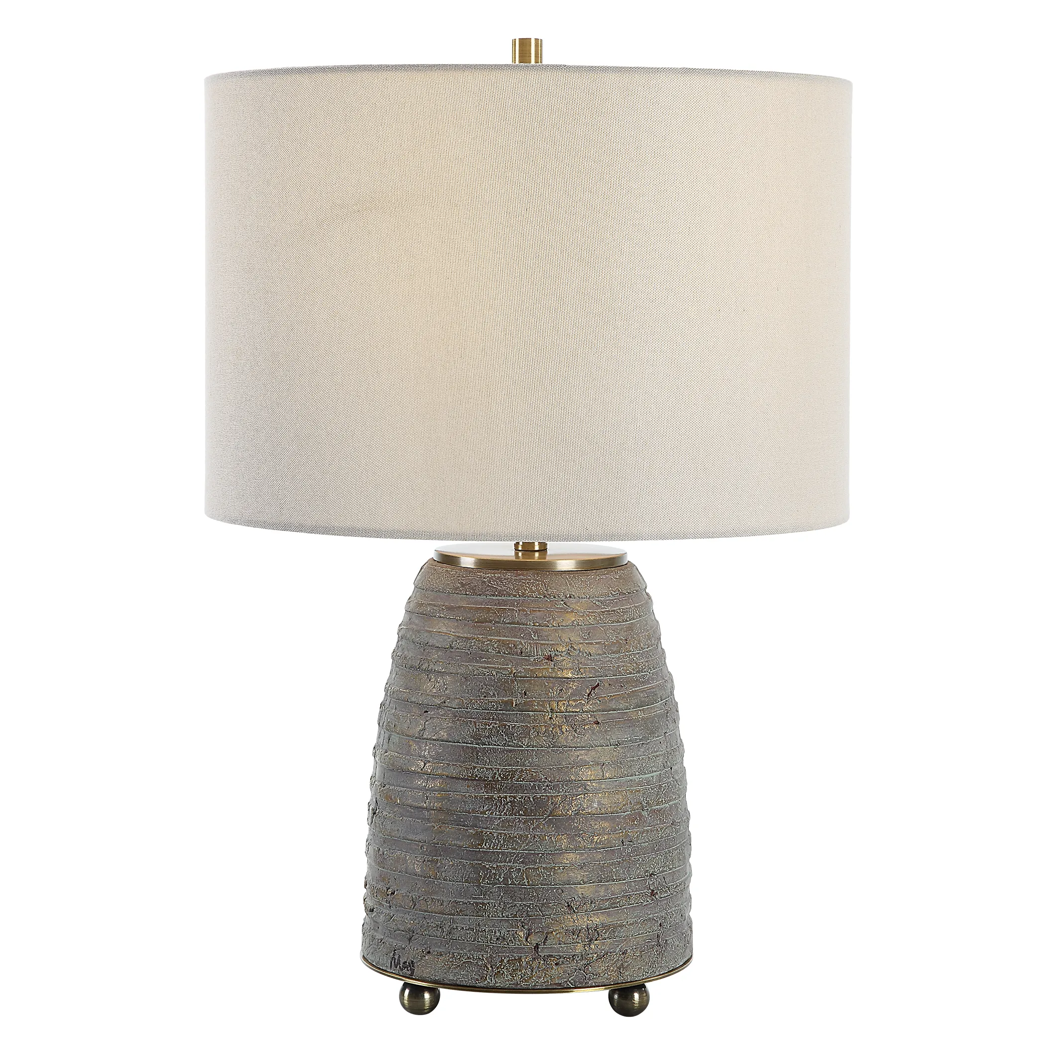 Gorda Bronze Ceramic Table Lamp