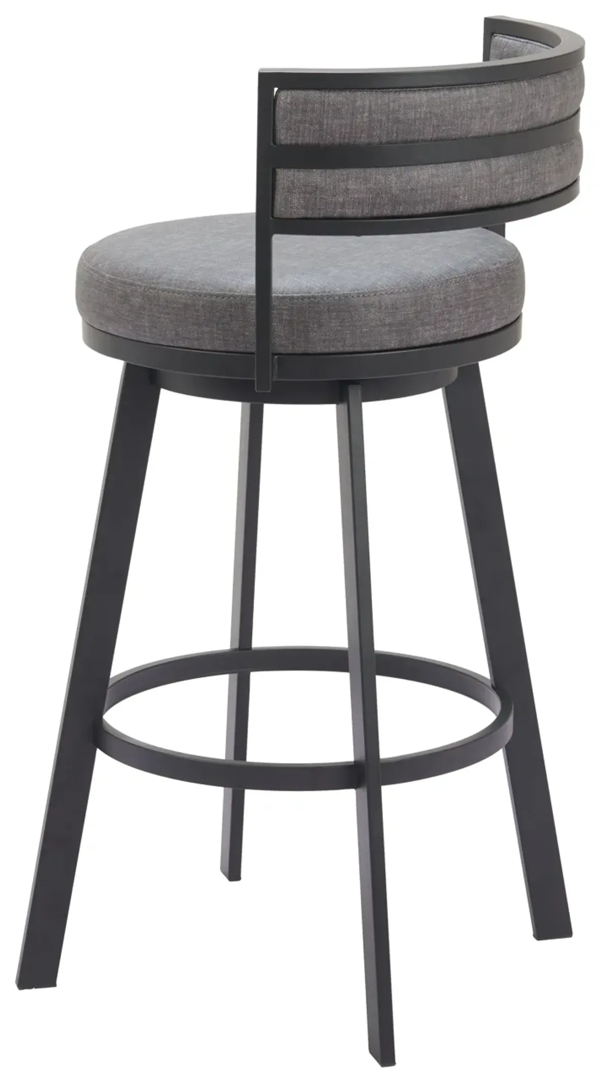 Gimsby Swivel Barstool Gray