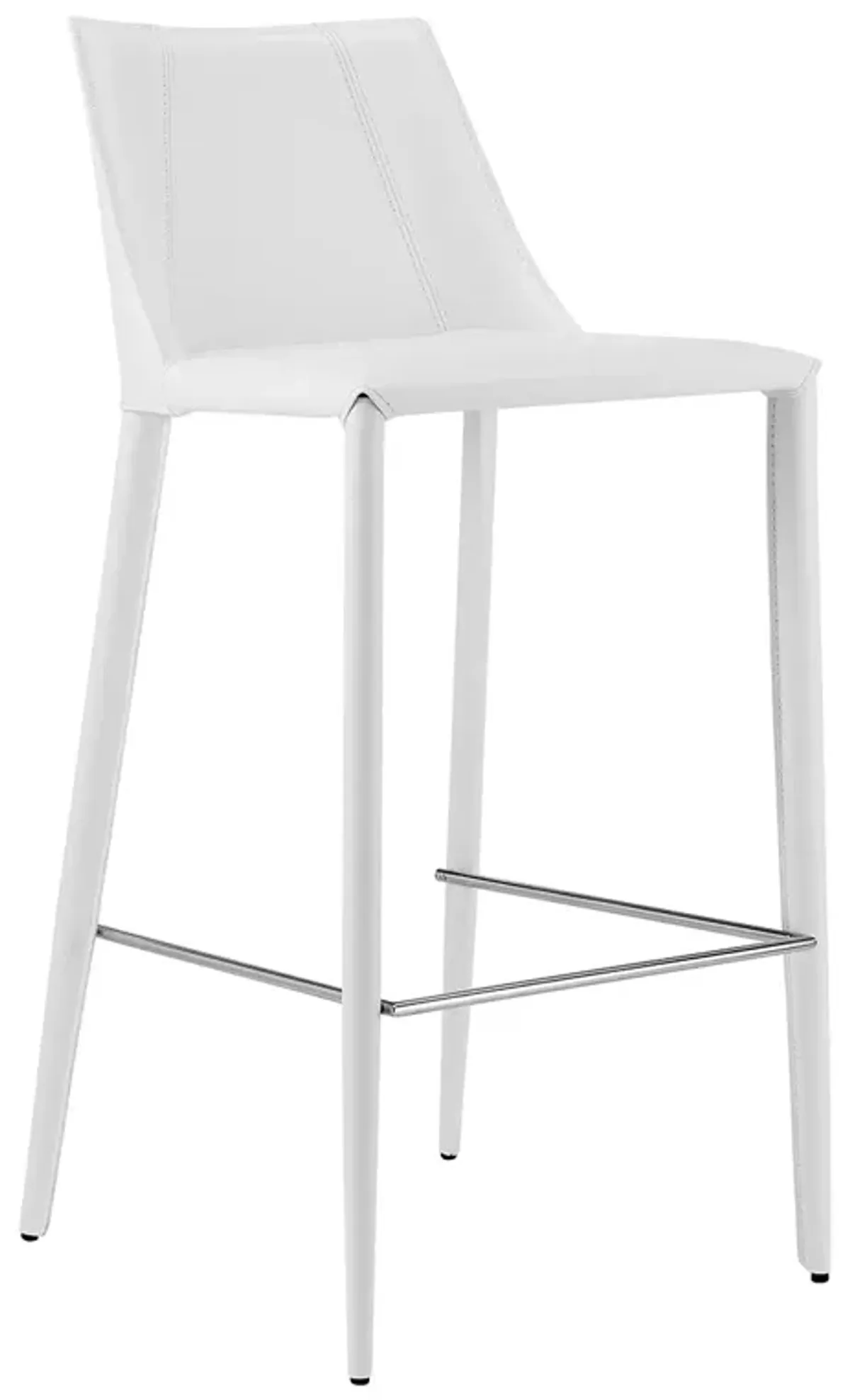 Kalle Bar Stool in White - Set of 1