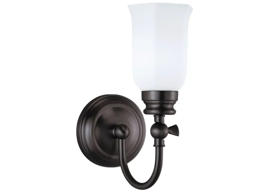 Emily 1 Light Sconce - Oil Rubbed Bronze