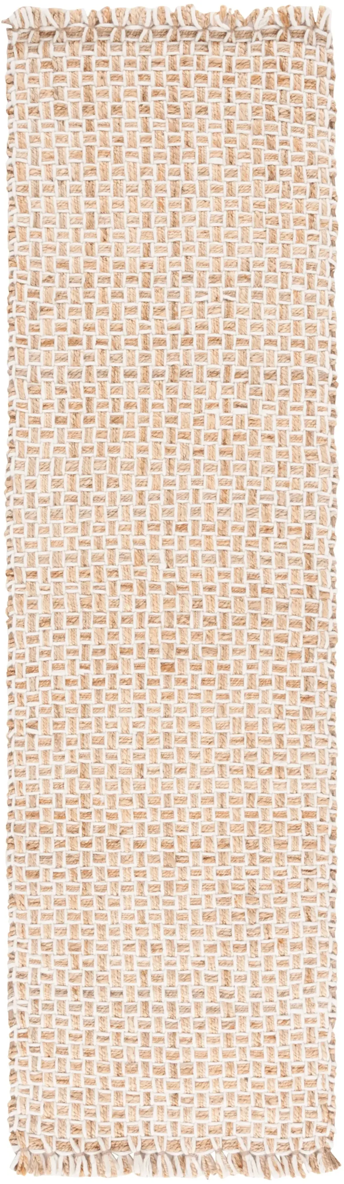 NATURAL FIBER 817 NATURAL  2'-3' x 8' Runner Rug