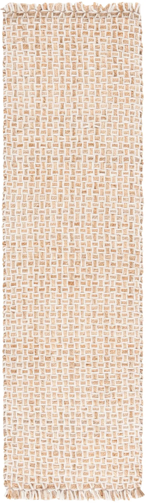 NATURAL FIBER 817 NATURAL  2'-3' x 8' Runner Rug