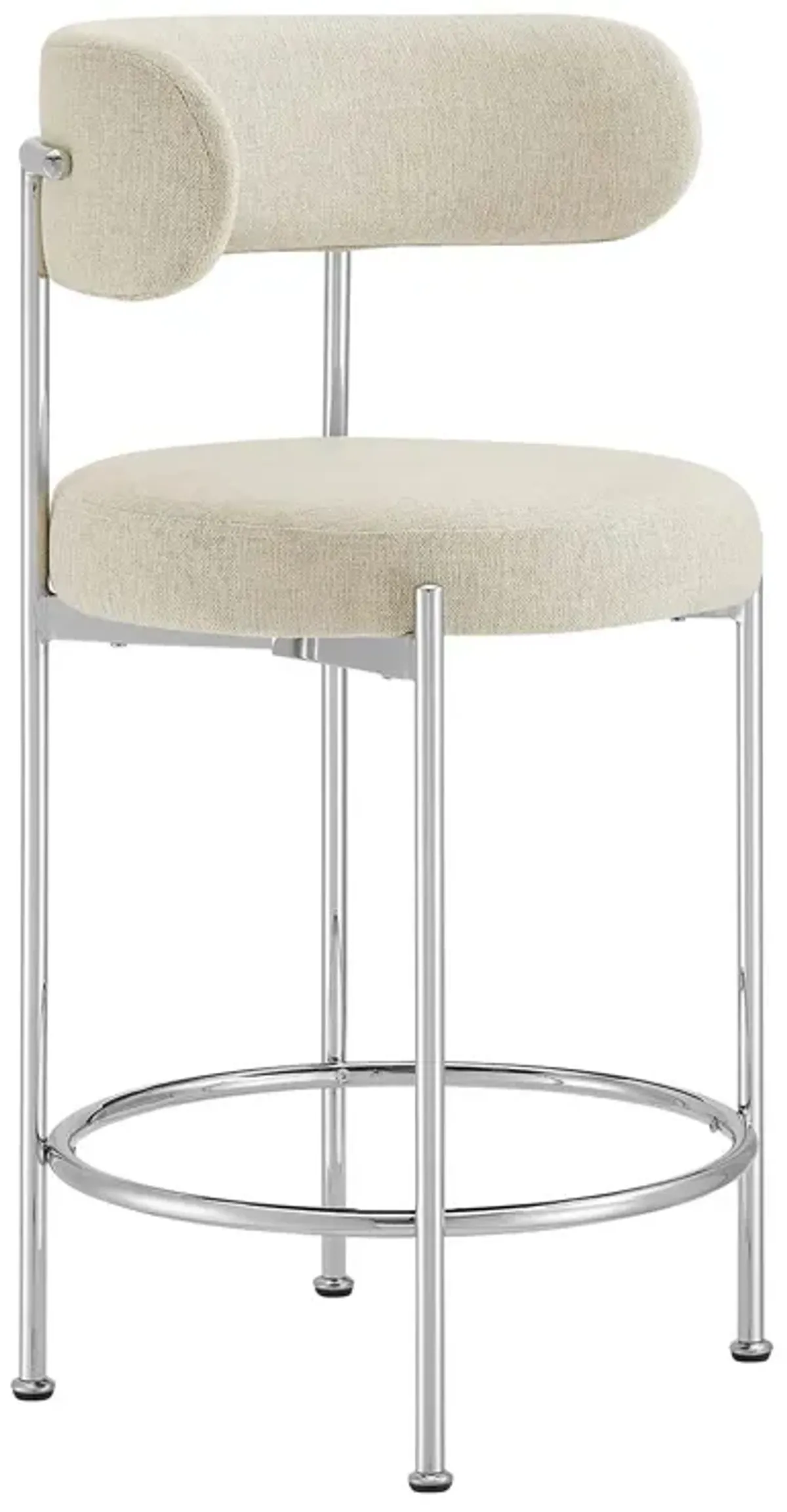 Albie Fabric Counter Stools - Set of 2