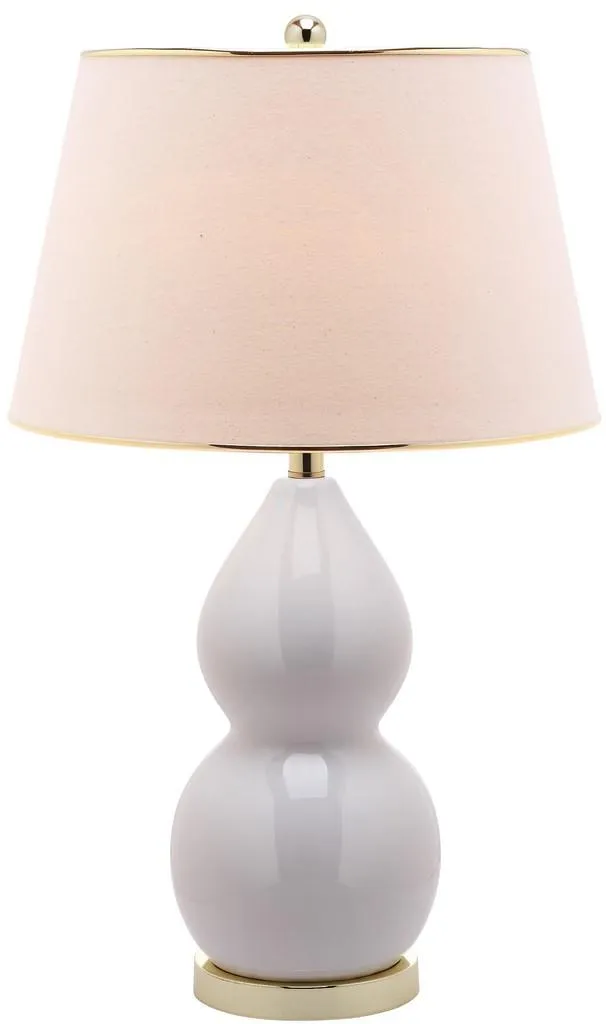 Jill 26.5-Inch H Double- Gourd Ceramic Lamp