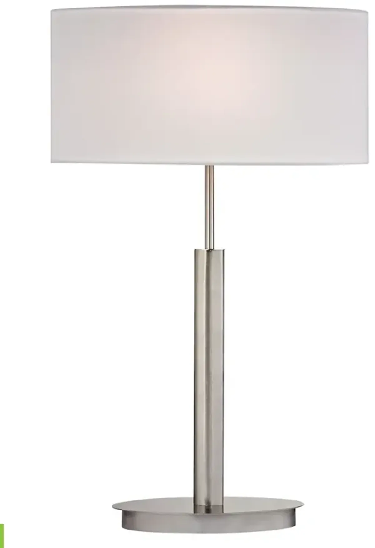 Port Elizabeth 24" High 1-Light Table Lamp - Satin Nickel