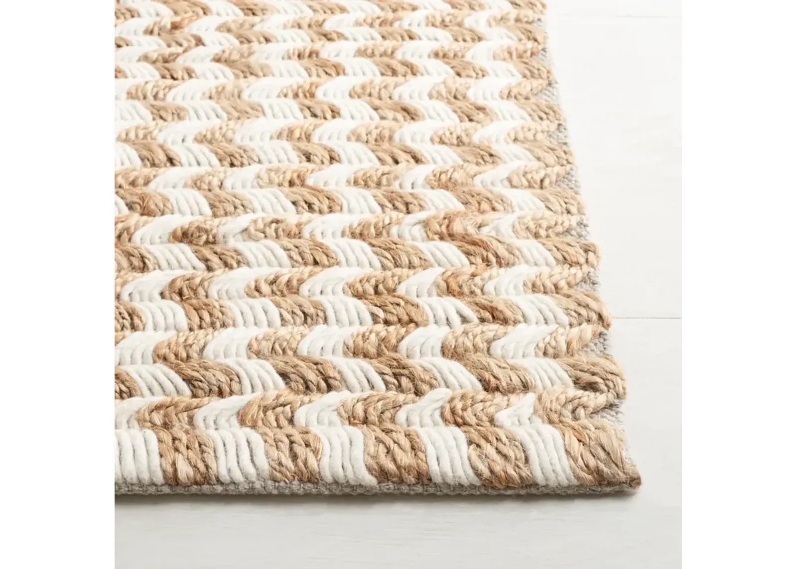 NATURAL FIBER 513 NATURAL  6' x 6' Square Square Rug