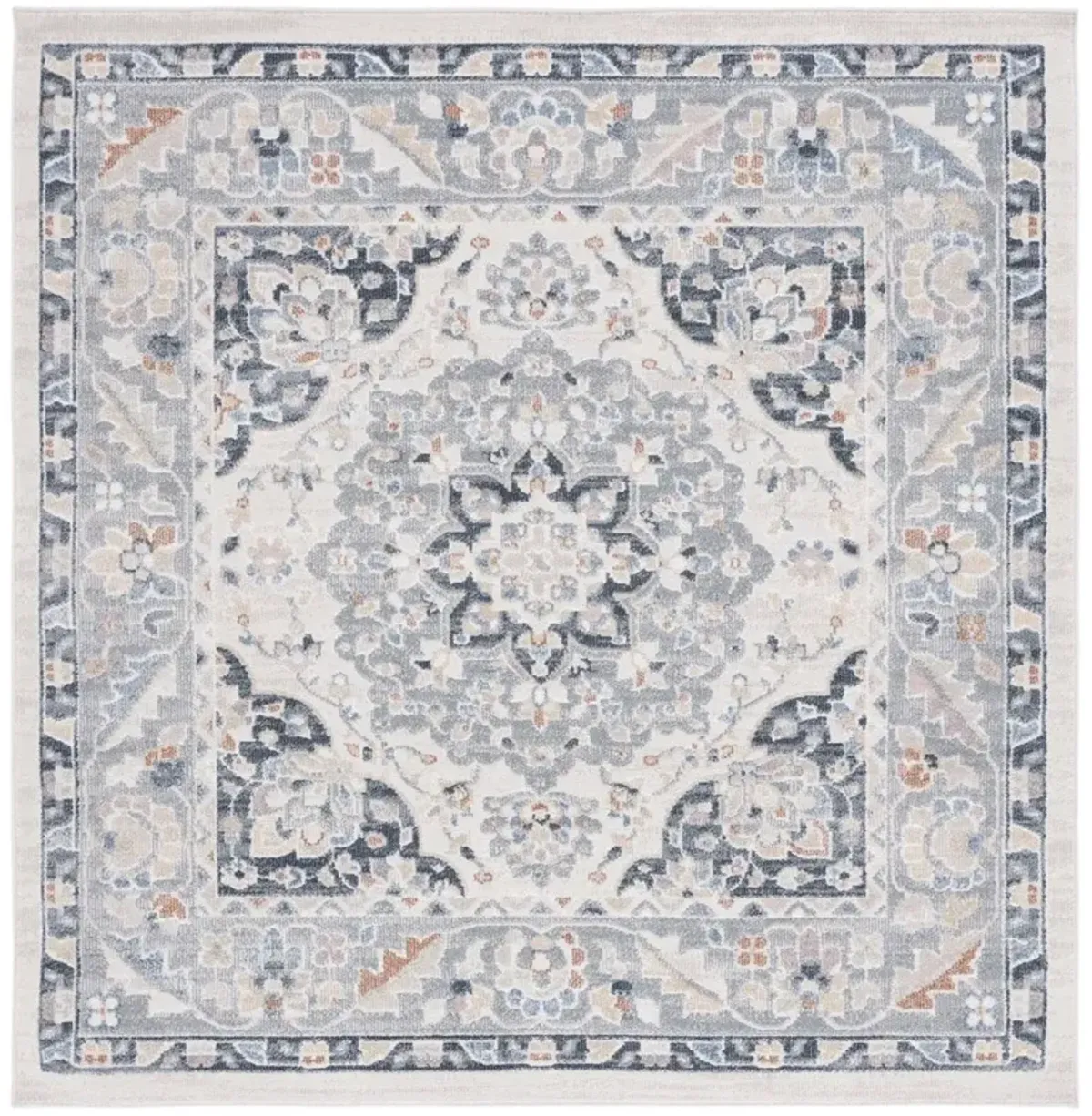 BLAIR WASHABLE 204 Blue 6'-7' X 6'-7' Square Square Rug