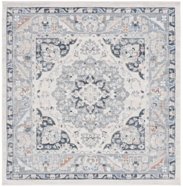 BLAIR WASHABLE 204 Blue 6'-7' X 6'-7' Square Square Rug