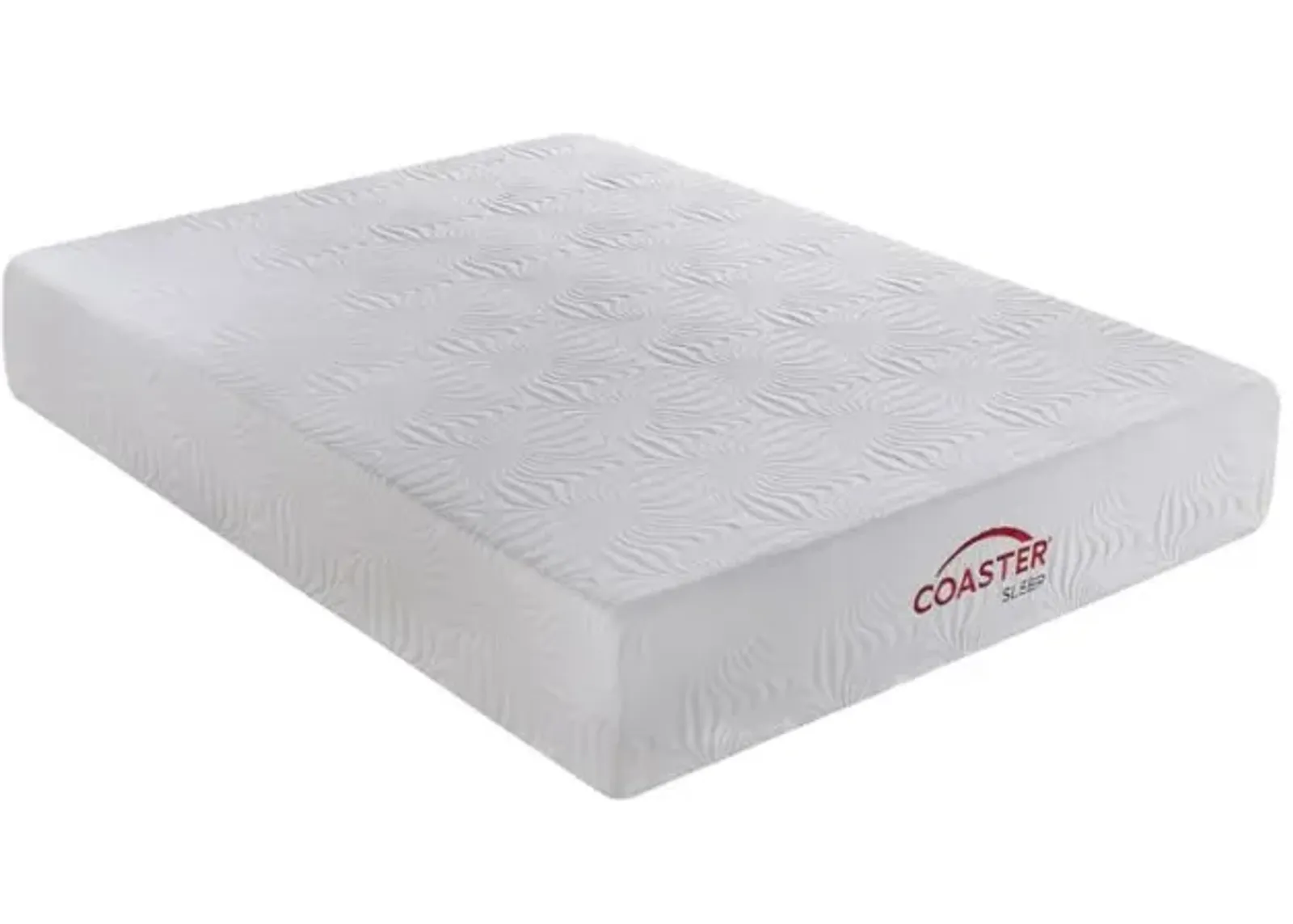 Ian California King Memory Foam Mattress White