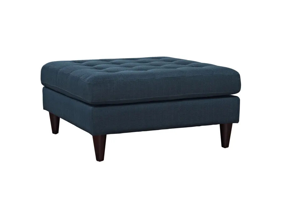 Empress Upholstered Fabric Large Ottoman