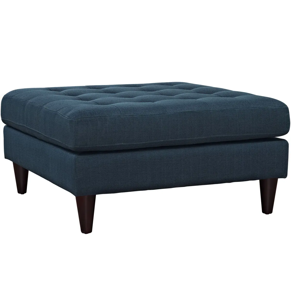 Empress Upholstered Fabric Large Ottoman