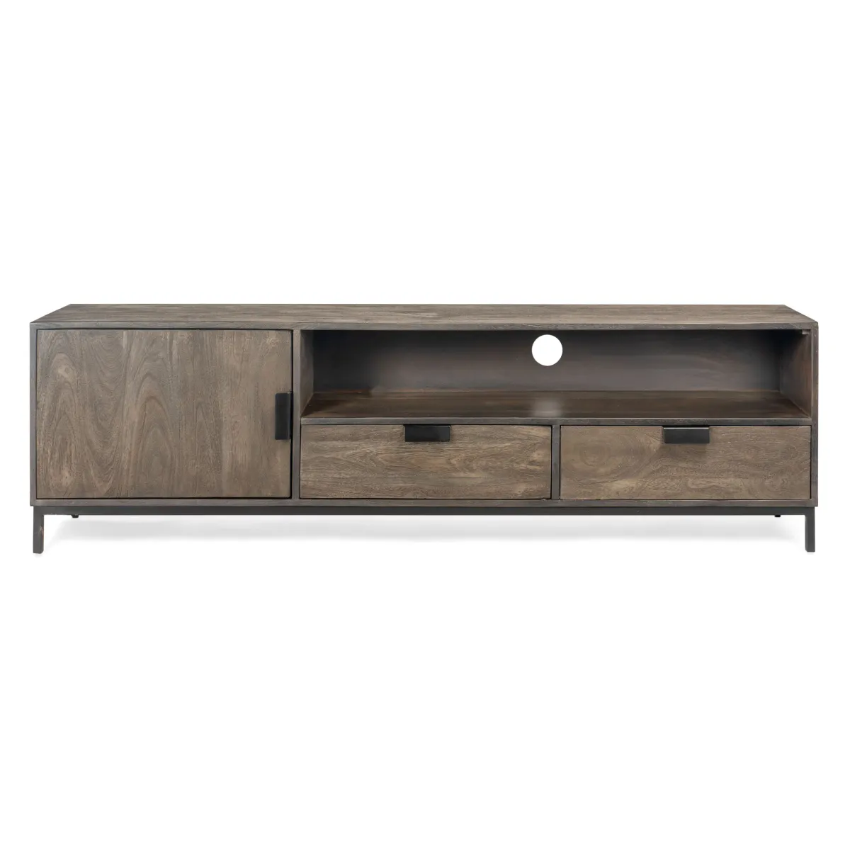 Samuel 69" Wide Wood Media Console