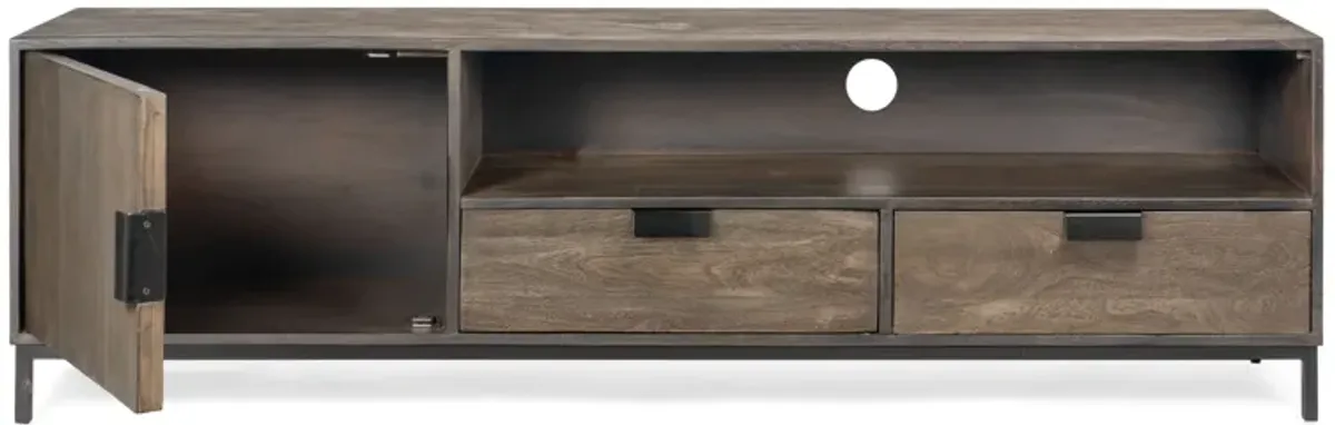 Samuel 69" Wide Wood Media Console