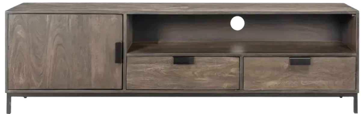 Samuel 69" Wide Wood Media Console