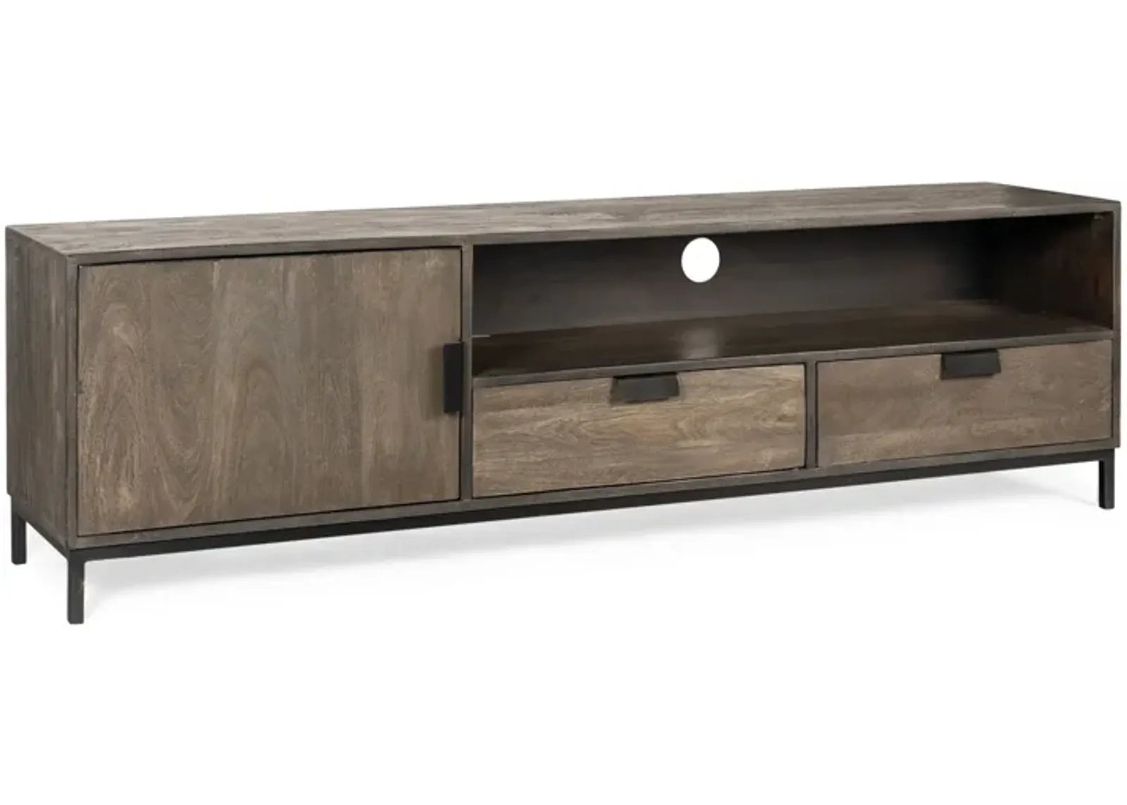 Samuel 69" Wide Wood Media Console