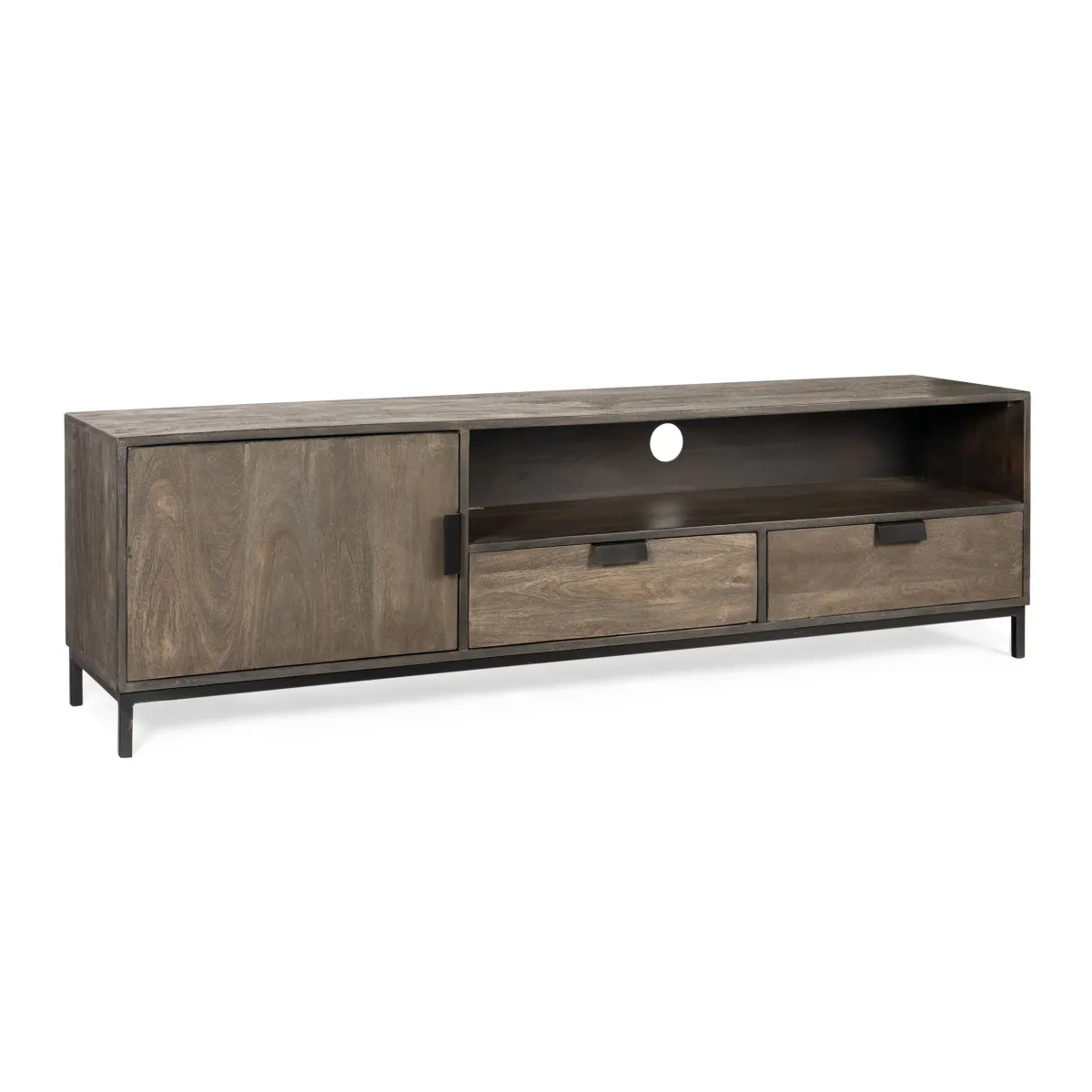 Samuel 69" Wide Wood Media Console