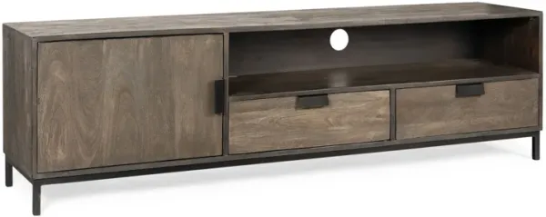 Samuel 69" Wide Wood Media Console