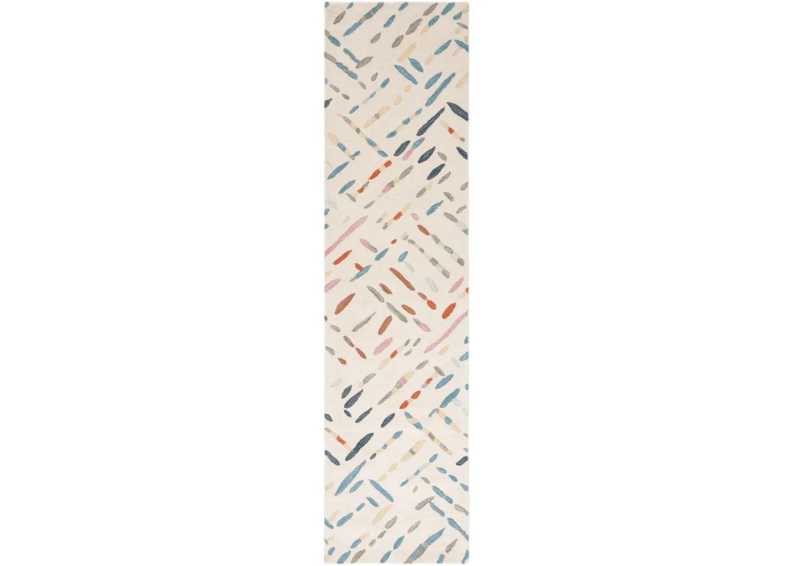 METRO 252 IVORY  2'-3' x 7' Runner Rug