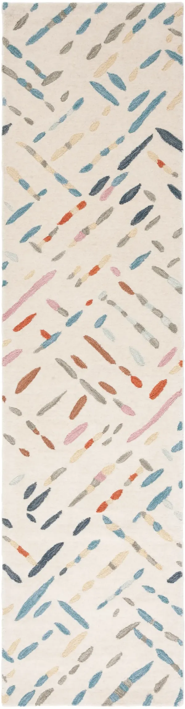 METRO 252 IVORY  2'-3' x 7' Runner Rug