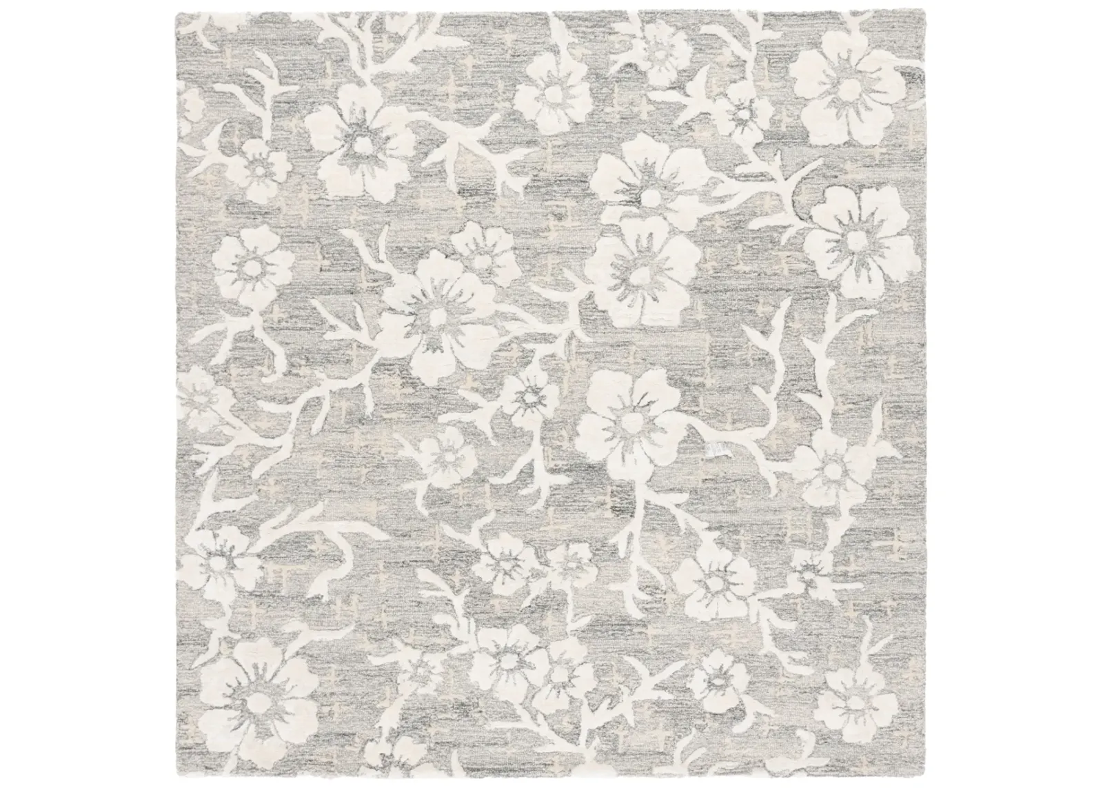 GLAMOUR 540 GREY  6' x 6' Square Square Rug