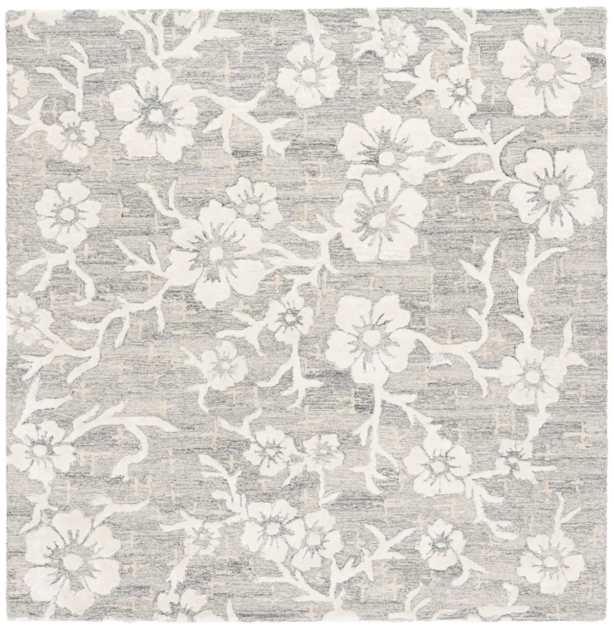 GLAMOUR 540 GREY  6' x 6' Square Square Rug