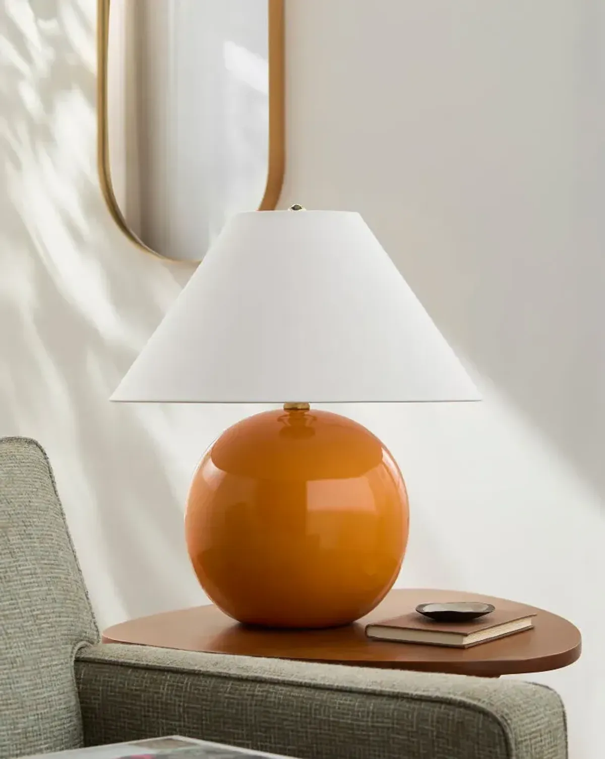 Stellar STL-014 20"H x 19"W x 19"D Accent Table Lamp