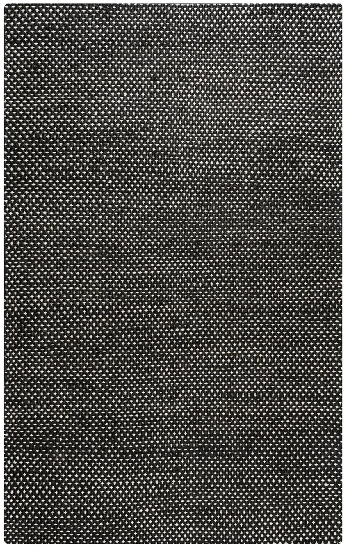 Ellington Black pattern  Jute / Wool  8' x 10' Rectangle Rug