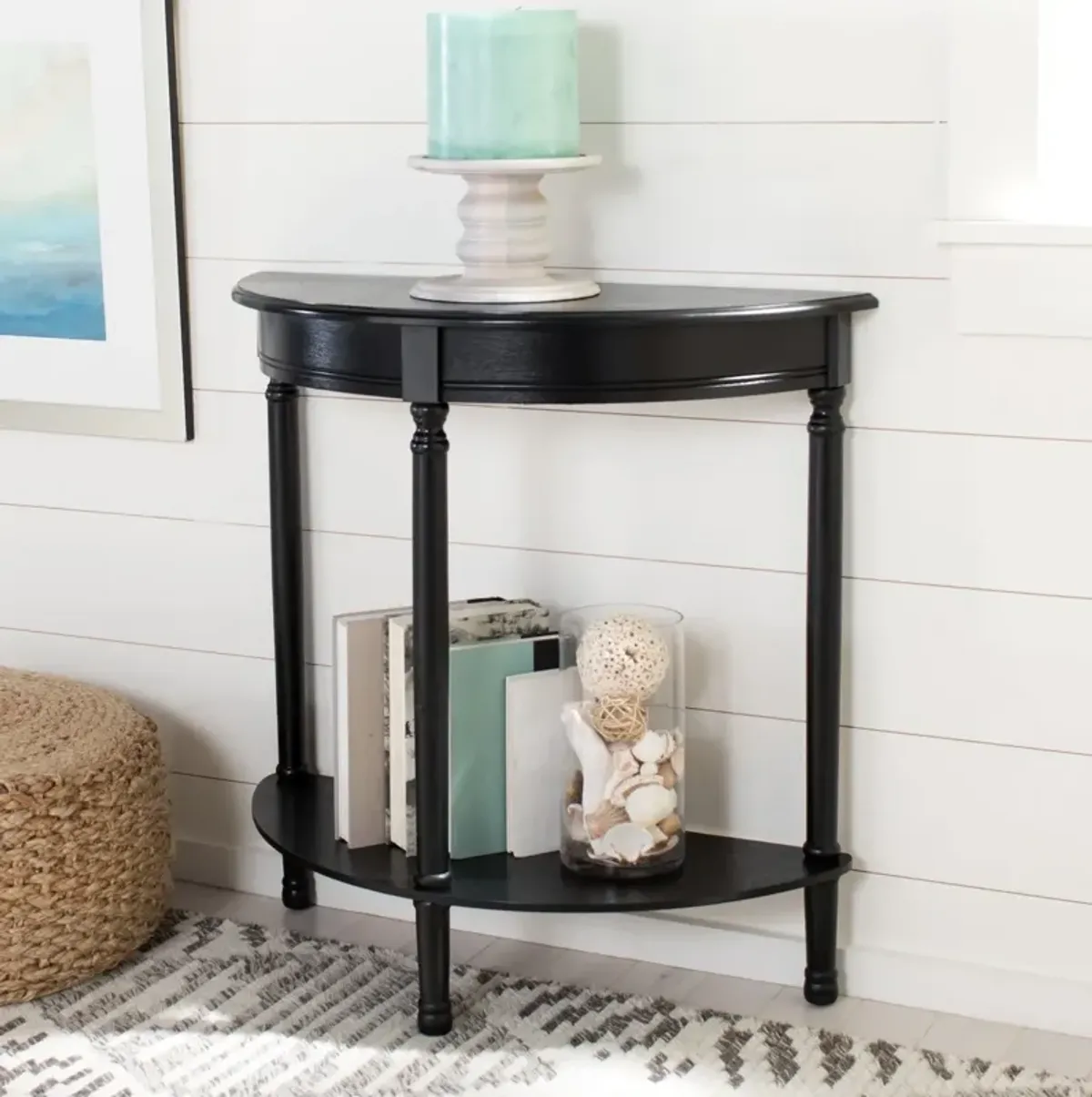 TINSLEY HALF ROUND CONSOLE TABLE