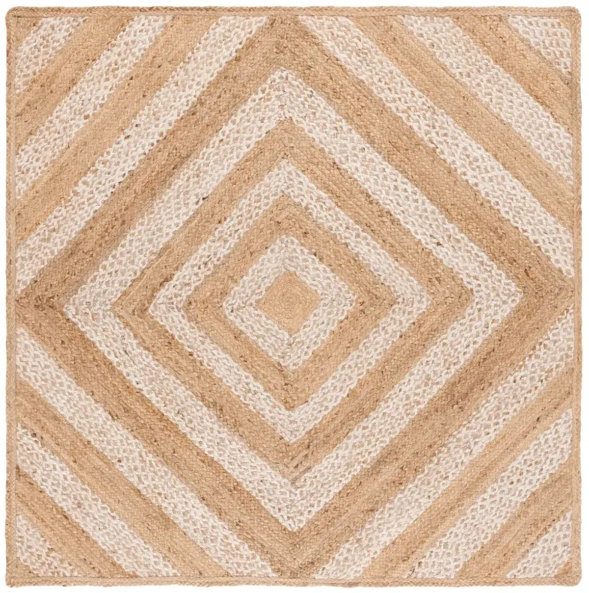 NATURAL FIBER 926 NATURAL  6' x 6' Square Square Rug