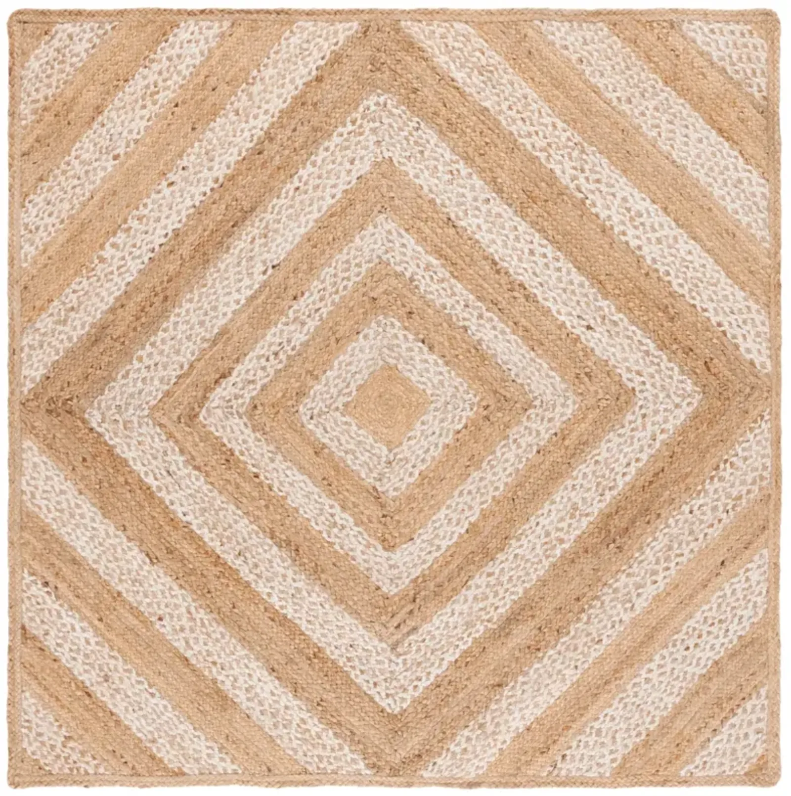 NATURAL FIBER 926 NATURAL  6' x 6' Square Square Rug