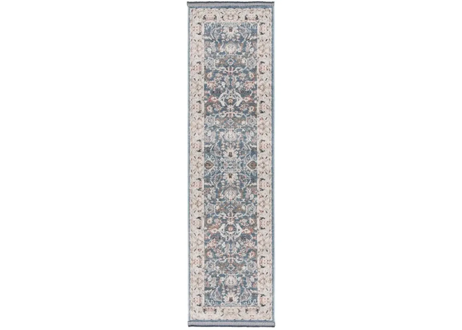 VIVALDI 516 Blue  2'-2' X 8' Runner Rug