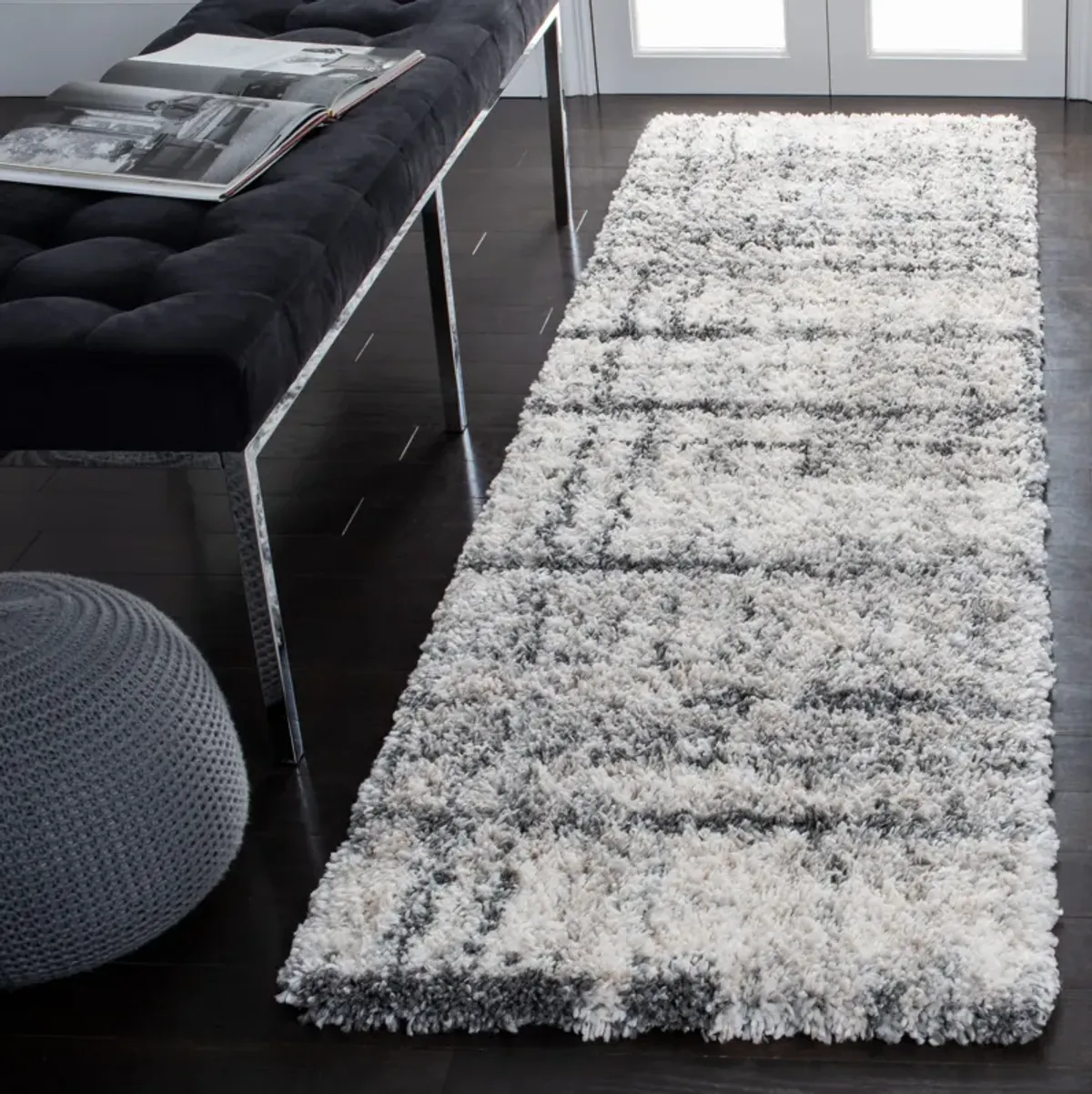 FONTANA SHAG Runner Power Loomed 2'-3" X 8' Rug