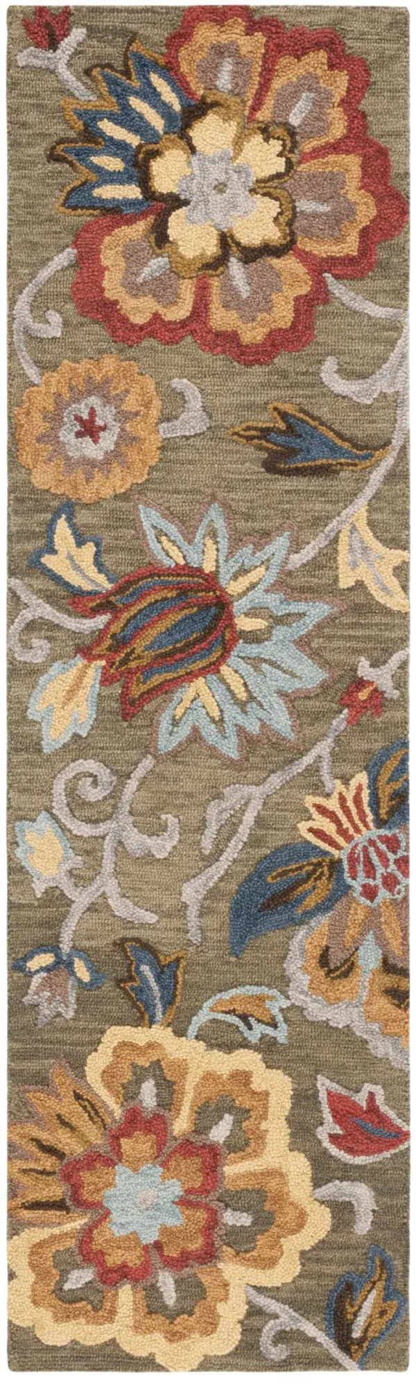 BLOSSOM Hand Tufted 2'-3' x 8' runner