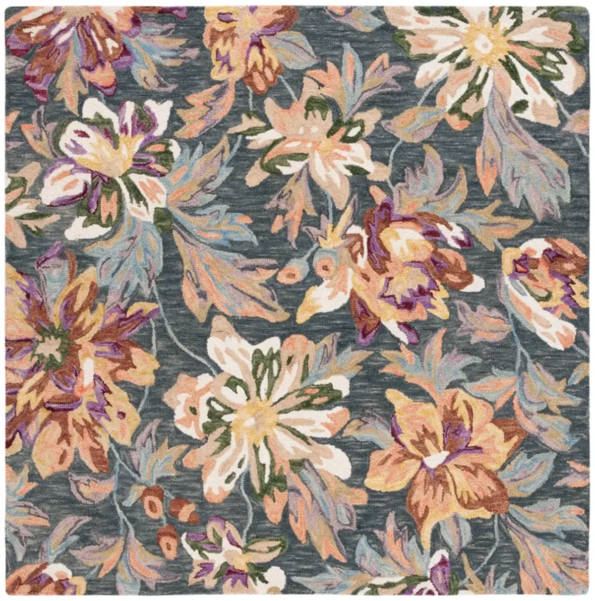BLOSSOM Hand Tufted 6' x 6' Square area rug