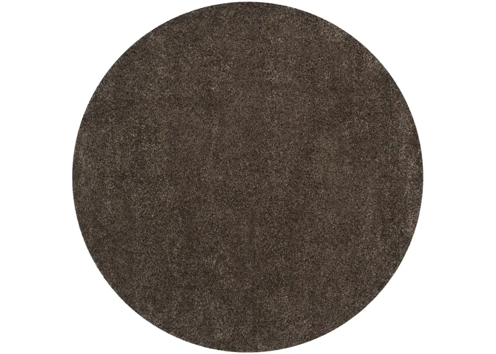 SANTA MONICA SHAG 725 MUSHROOM 3' x 3' Round Round Rug